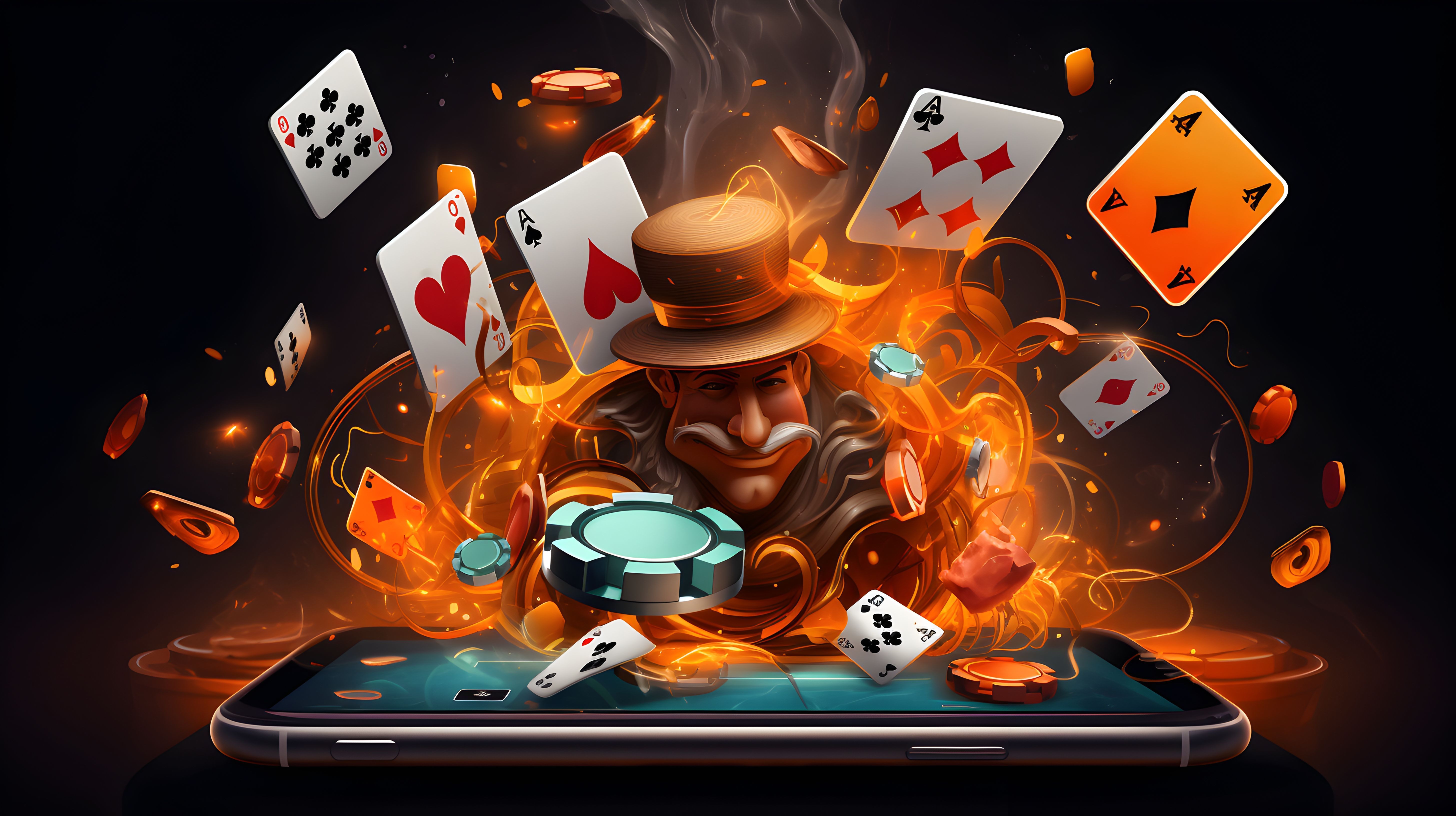 Online casino on mobile phone