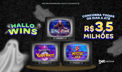 Hallo Wins: entre na promoção de Halloween e ganhe prêmios surpresa na Betnacional