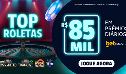 Top roletas Betnacional: concorra a R$5.000 em prêmios diários