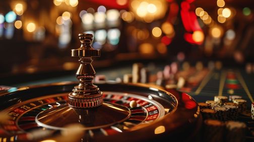 Roleta de cassino colorida