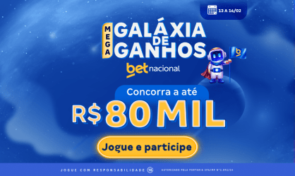 Mega Galáxia de ganhos: R$ 80 mil em prêmios no Spaceman