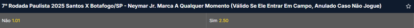 Super odd para possível reestreia de Neymar na Betnacional. • Betnacional