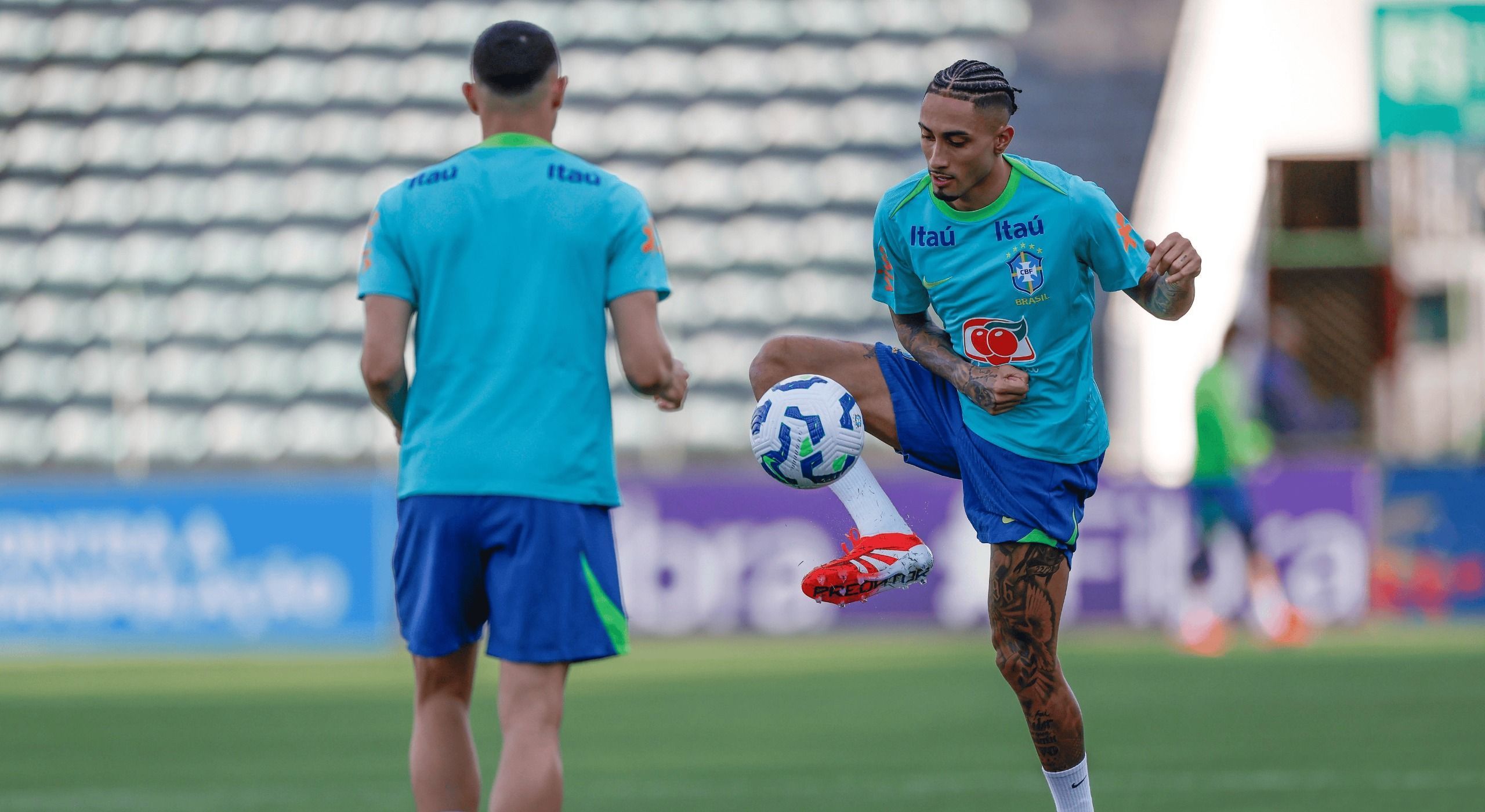 treino da Seleção Brasileira