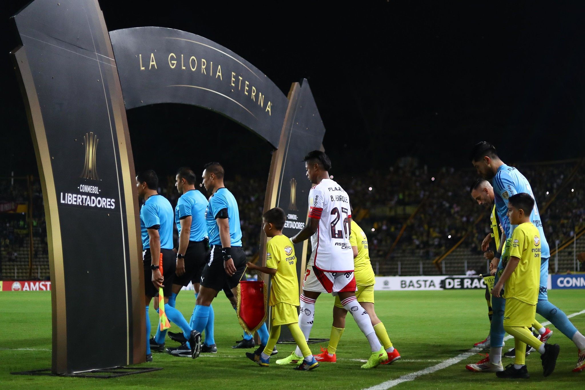 Flamengo na estreia da Libertadores