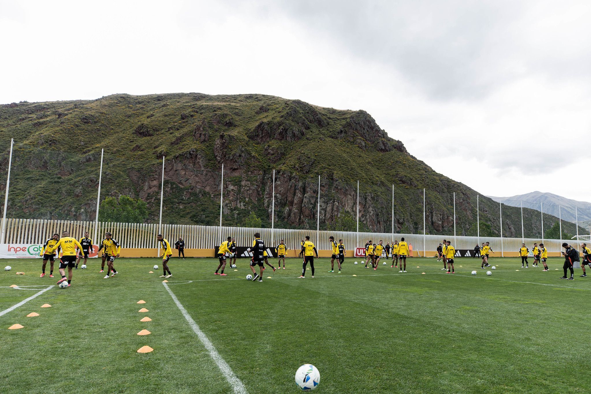 Treino do Atlético-MG em Cusco