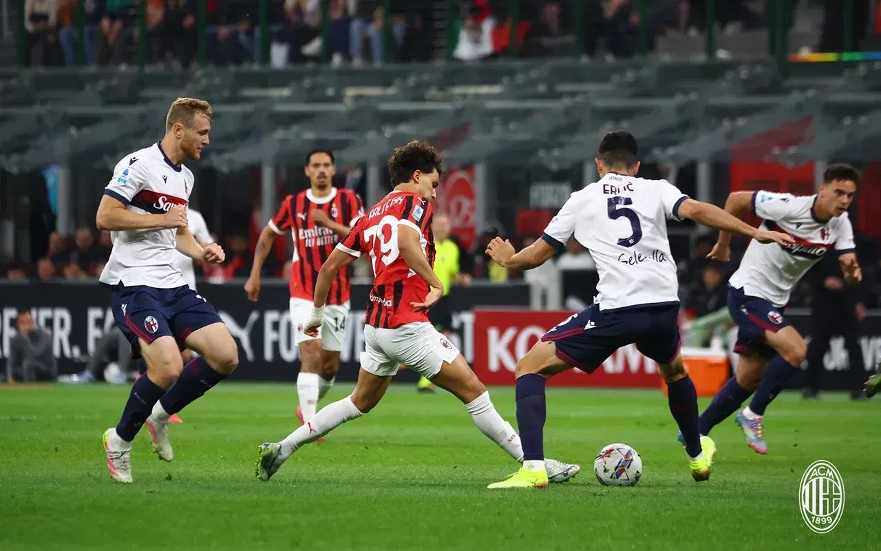 Milan x Bologna - divulgação Milan