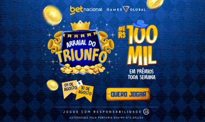 Arraial do Triunfo: torneio Games Global com R$ 1 milhão em prêmios