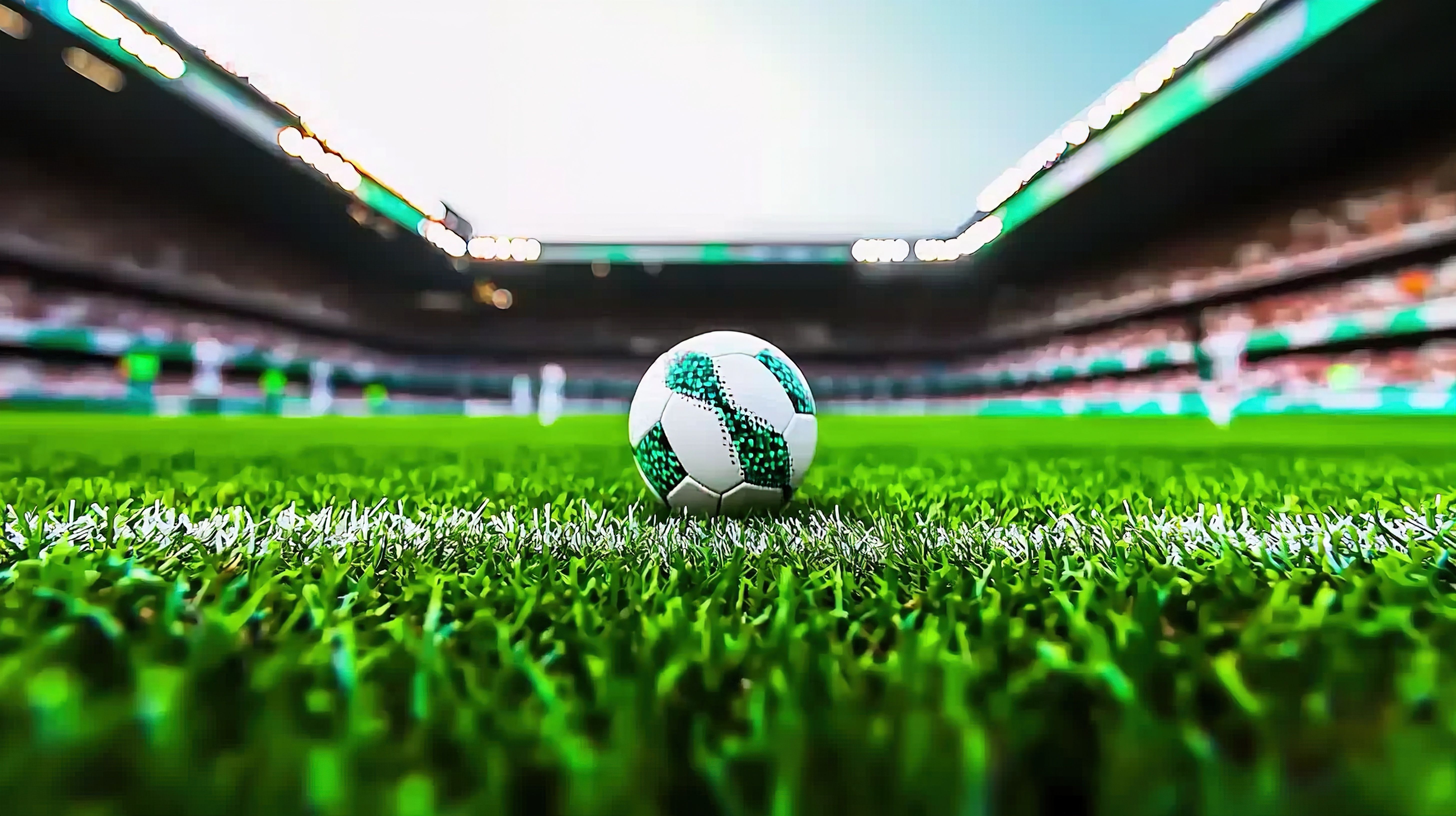 Soccer ball on field