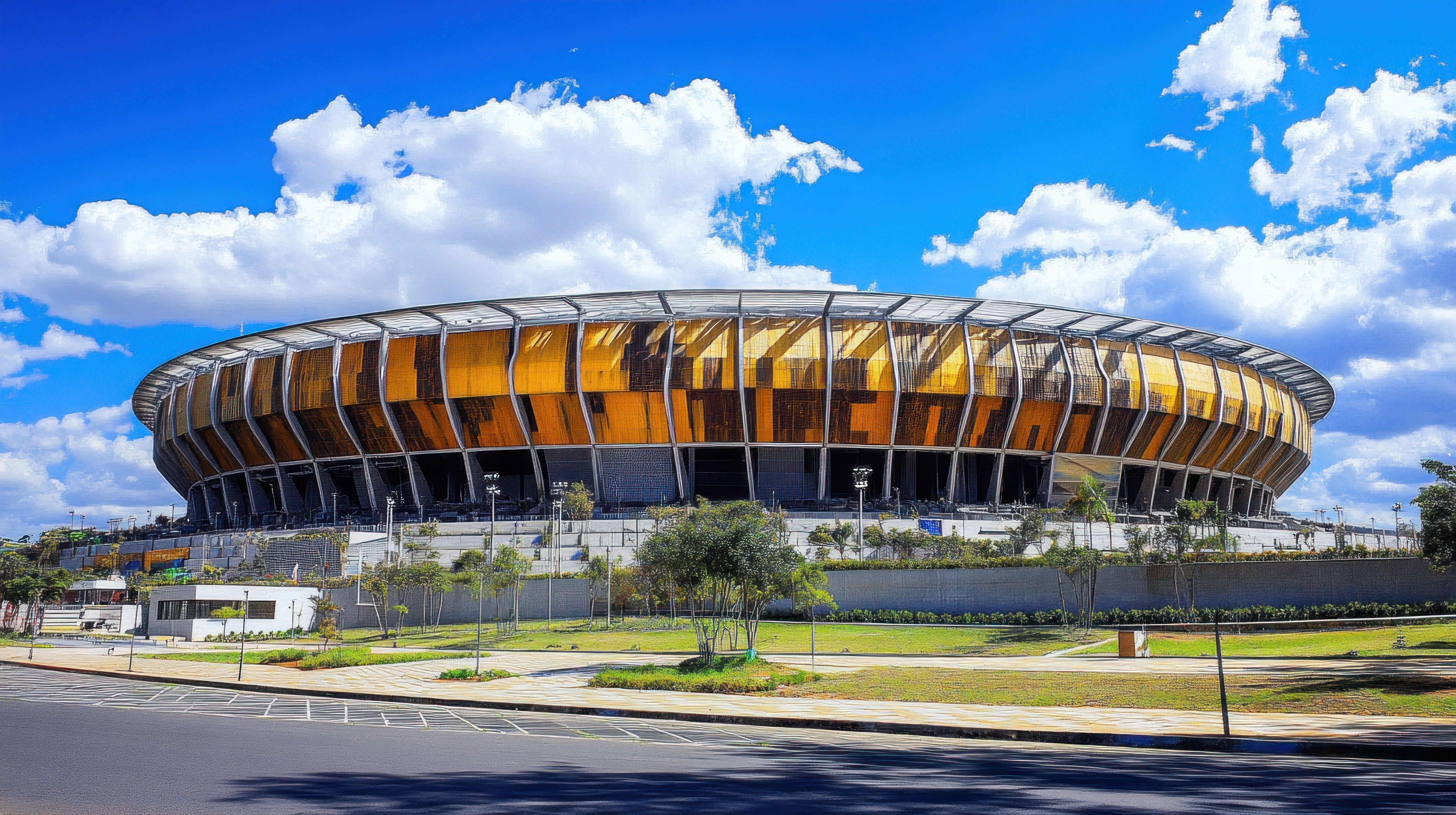 The Majestic Arena Pantanal Stadium in Cuiabá, Brazil