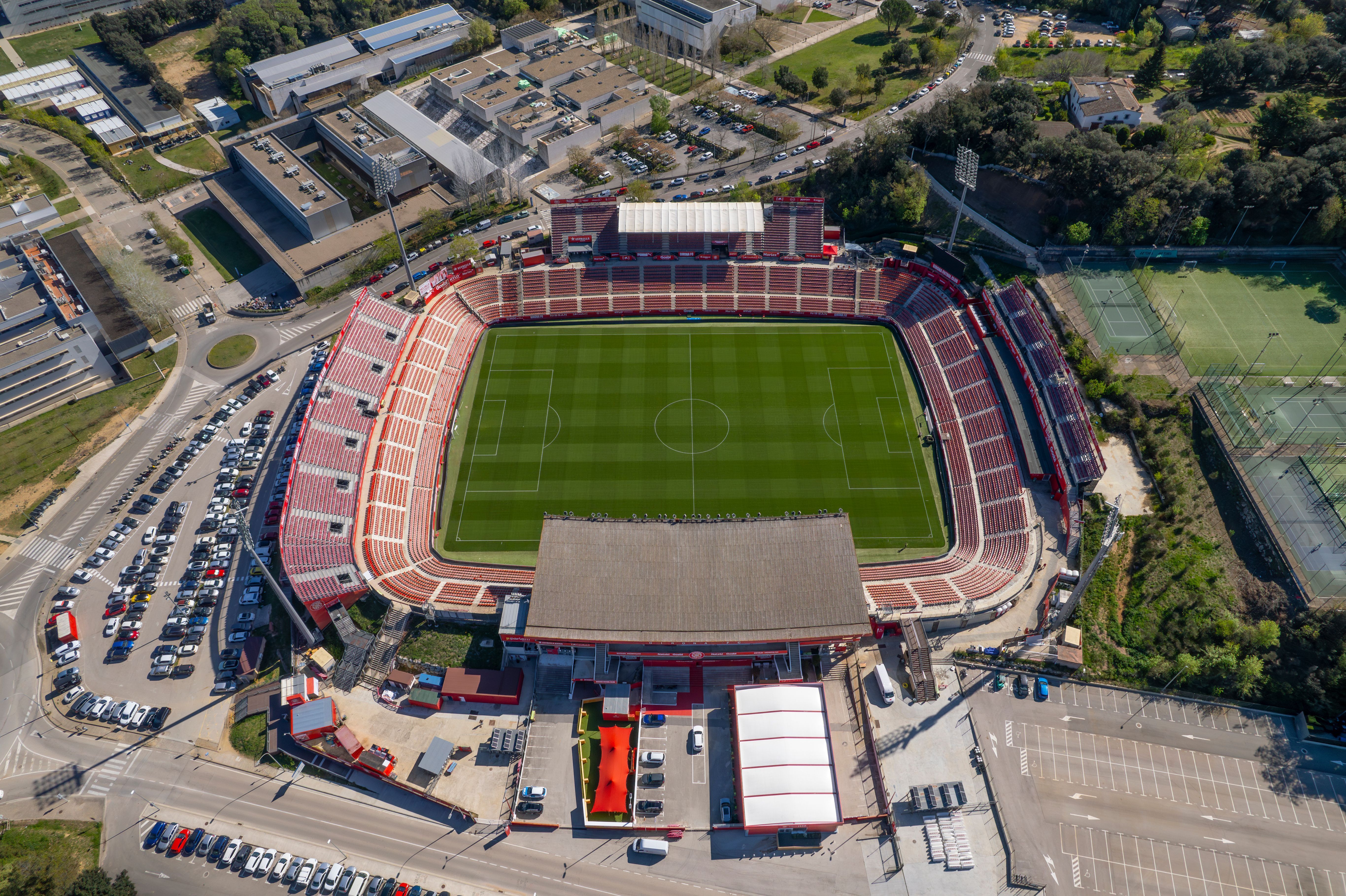 Girona, Spain, April 3, 2024. Montilivi Football Stadium