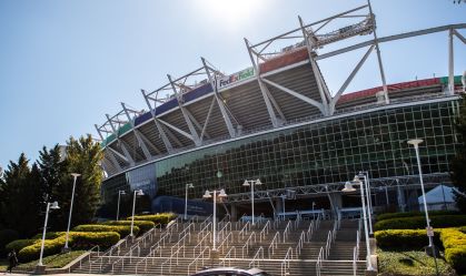 USA, BALTIMORE, OCTOBER 2019: FedEx Field Stadium in Washington state of Maryland