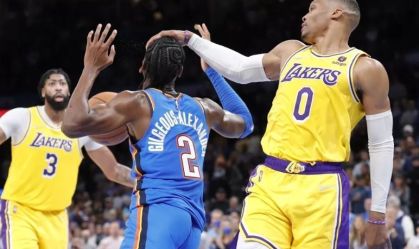 Thunder recebe Lakers em duelo de destaque do Oeste na NBA