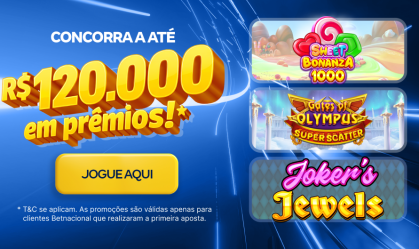 Promoção Betnacional: Drops de verão da Pragmatic - R$ 120 mil em prêmios