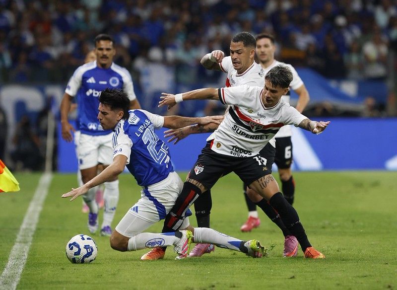 Cruzeiro x São Paulo - Créditos Rubens Chiri - São Paulo FC