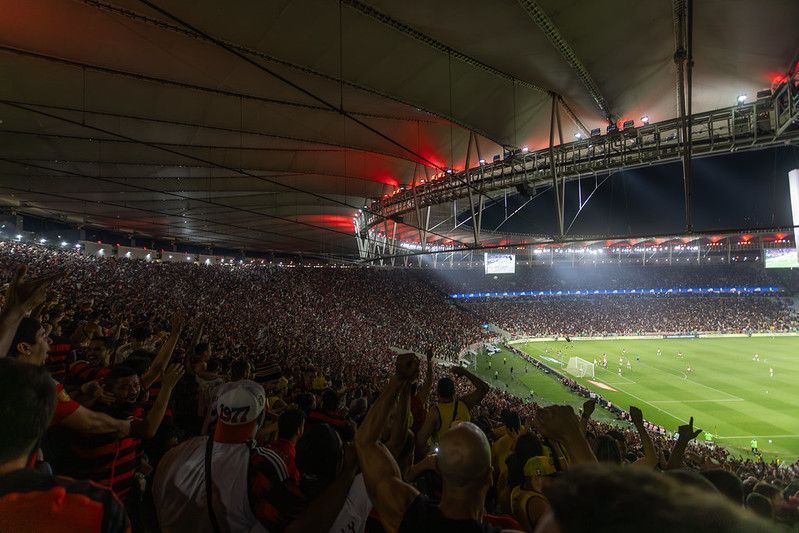 Flamengo x Estudiantes no Maracana em 2025 - Foto Mariana Sá Flamengo